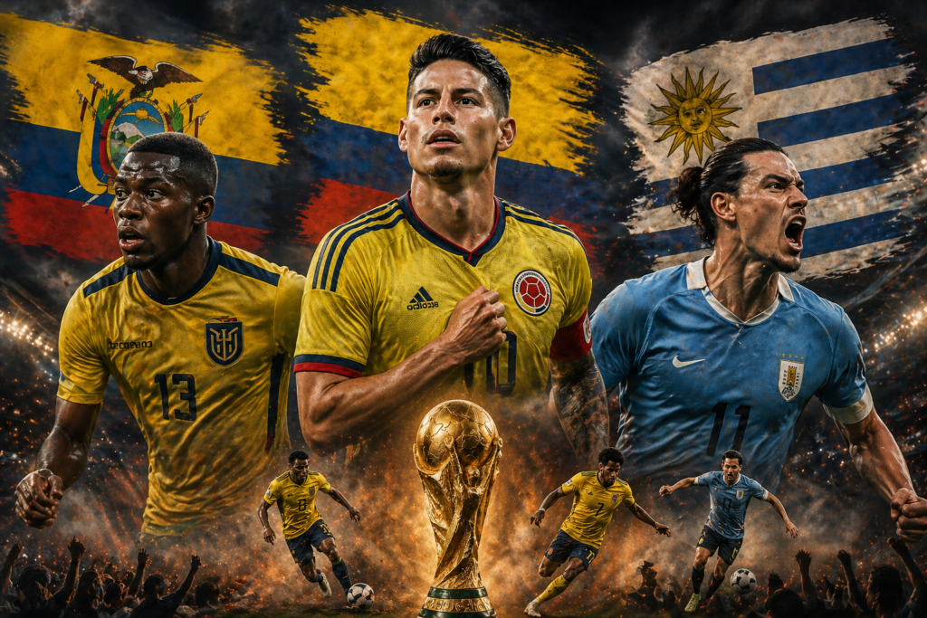 A Rebelião Silenciosa: Por Que Uruguai, Colômbia e Equador São as Verdadeiras Ameaças à Hegemonia Europeia na Copa de 2026