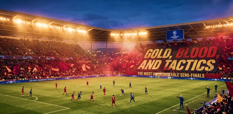 O Xadrez dos Deuses: Ouro, Sangue e Tática nas Semifinais Mais Imprevisíveis da Champions League