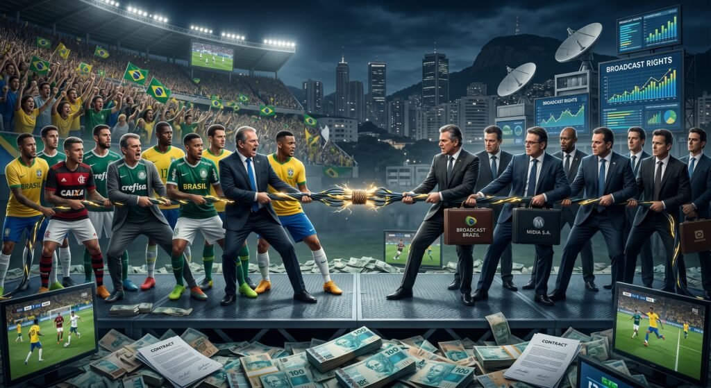 O Cabo de Guerra do Bilhão: A Batalha pelos Direitos de TV e o Destino do Futebol Brasileiro