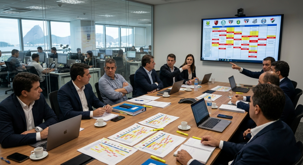 A Queda de Braço do Calendário: O Ultimato da CBF que Coloca os Clubes Brasileiros em Rota de Colisão