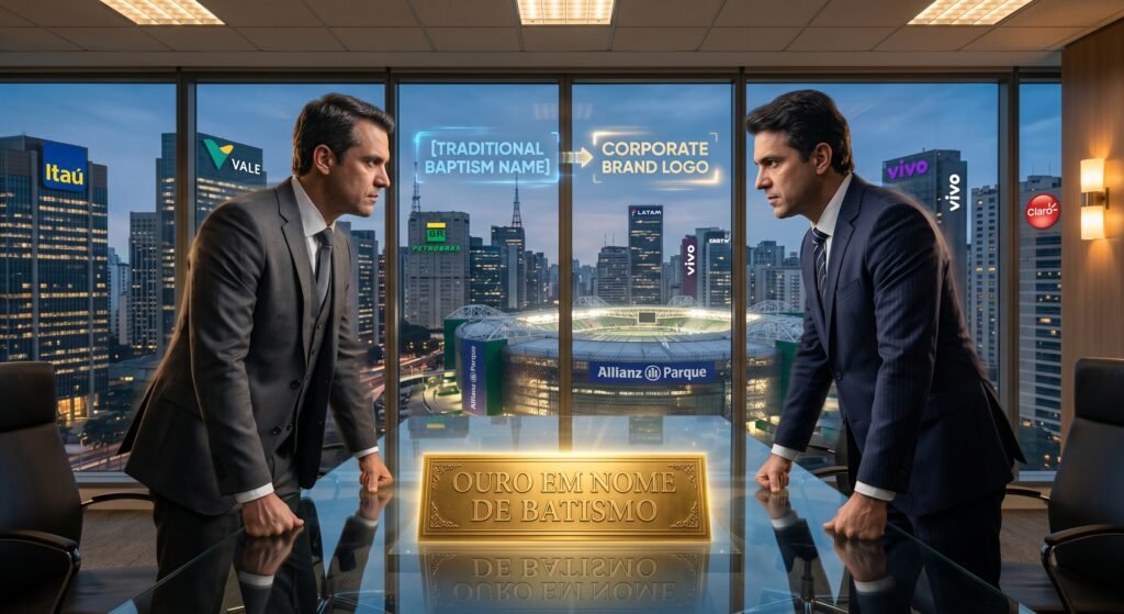 A Batalha das Marcas: Ouro em Nome de Batismo e a Revolução do Naming Rights no Brasil