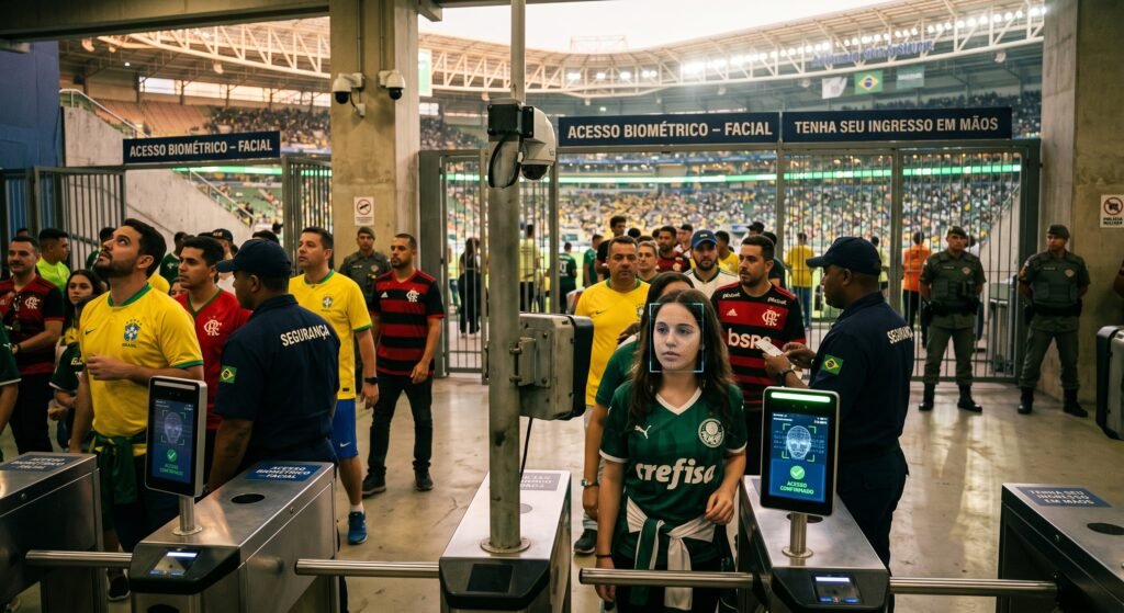 A Face do Novo Futebol: A Biometria como Última Fronteira da Segurança nos Estádios