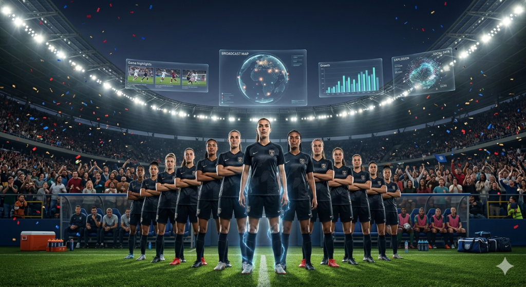 O Novo El Dorado: Por que a NWSL em 2026 se tornou a "NBA" do Futebol Feminino