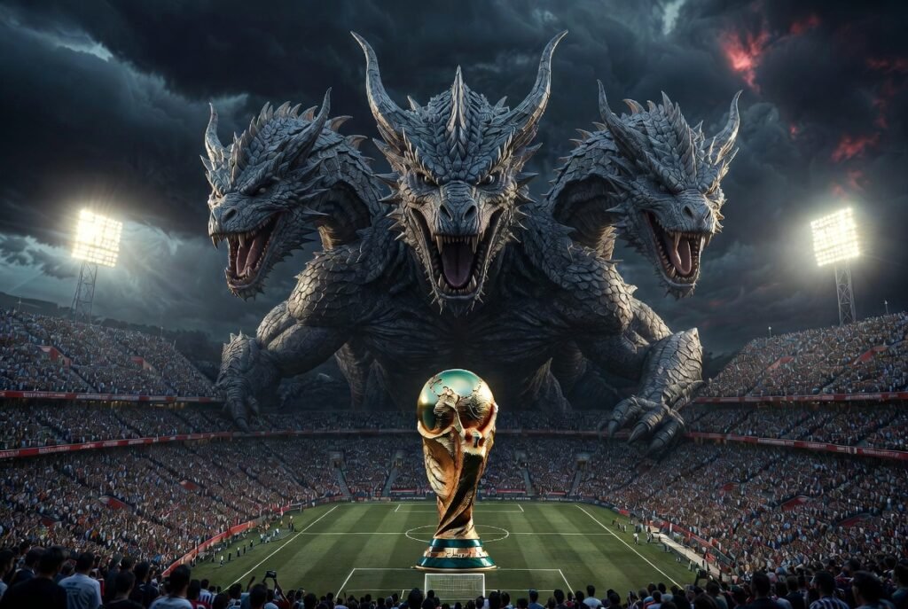 O Leviatã de Três Cabeças: Como a Megalomania da Copa de 48 Seleções e 104 Jogos Reescreve o Código do Futebol